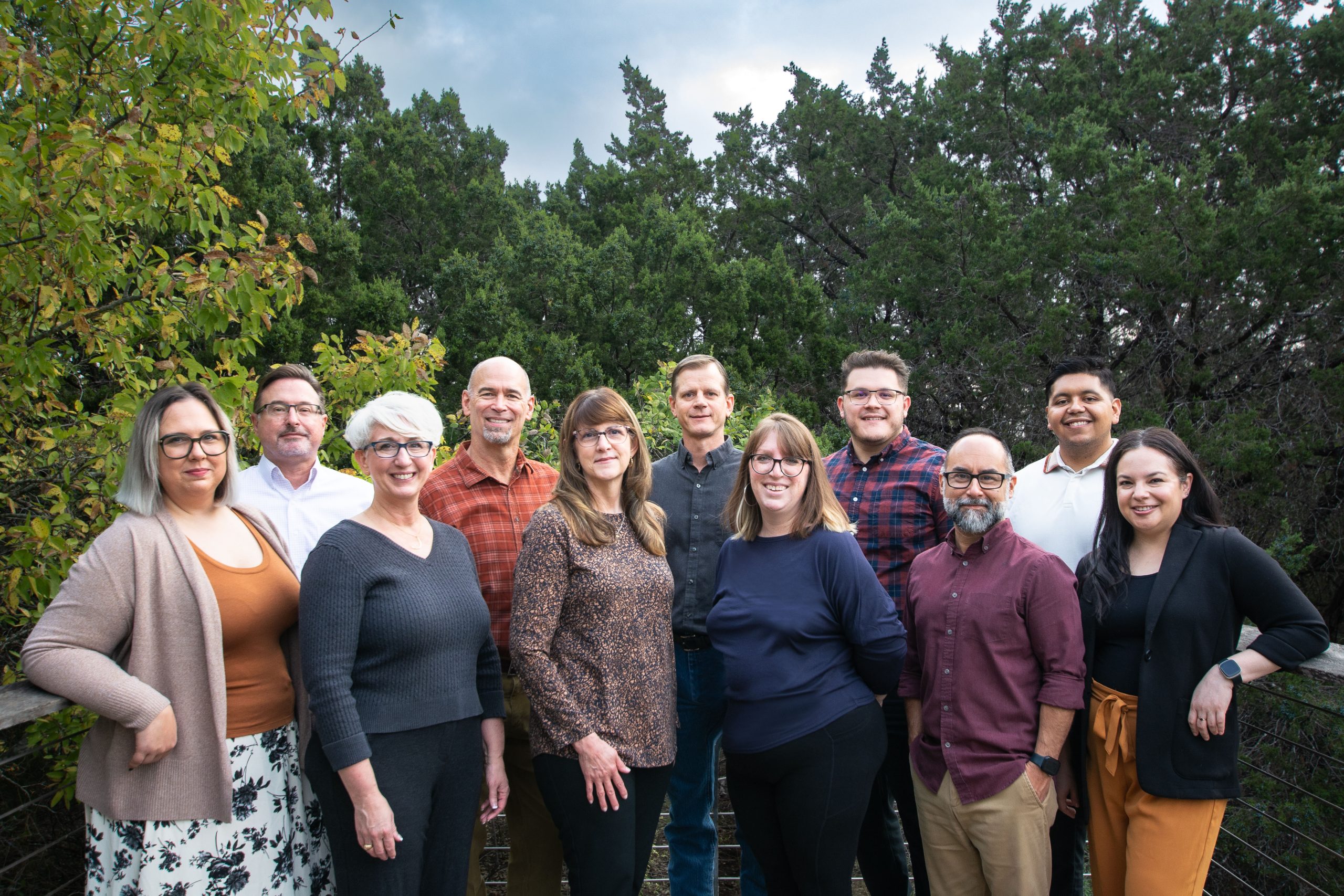 Team of commercial interiors from San Antonio, TX working on a project.